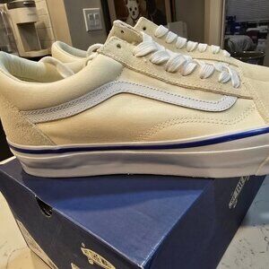 Vans Premium Old Skool 36 Off White VN000CNGOFW Men's Size 10.5 SHOES NEW